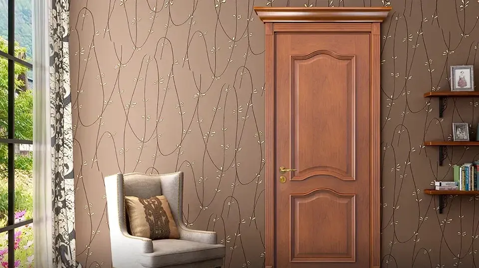 أبواب خشب داخلية مودرن في اليمن:الفخامة والجودة للأبواب 