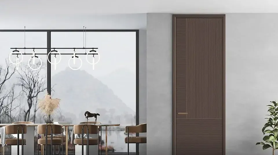 أبواب خشب داخلية مودرن في اليمن:الفخامة والجودة للأبواب 