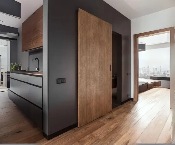 أبواب خشب داخلية مودرن في اليمن:الفخامة والجودة للأبواب 